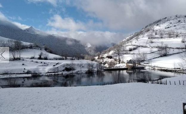 El frío de Groenlandia llega a Asturias y desploma la cota de nieve