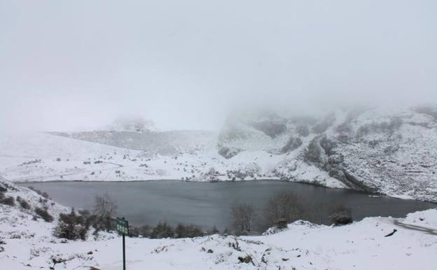 Vídeo: la preciosa estampa de Los Lagos bajo la nieve