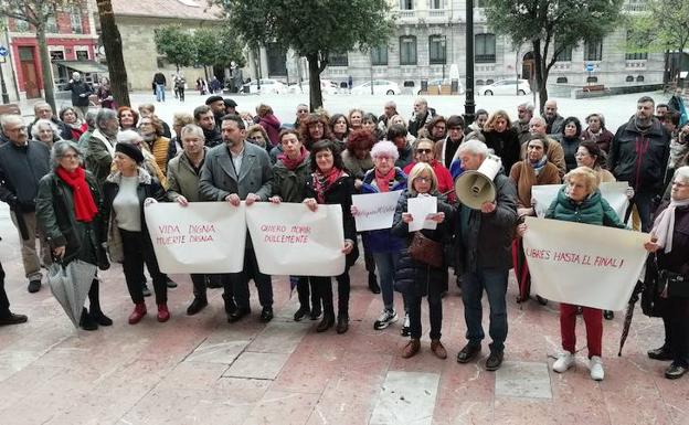Tres mujeres reclaman en Asturias su derecho a una muerte digna