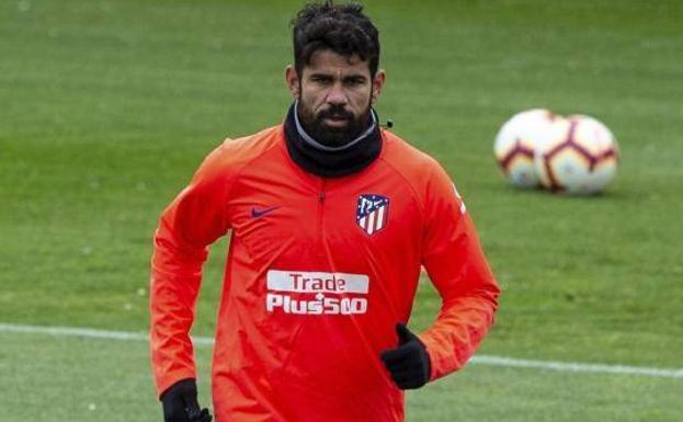 Diego Costa vuelve a entrenar con el Atlético de Madrid un día después de rebelarse