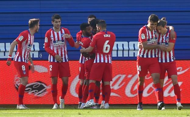 Lemar enseña el camino al Atlético