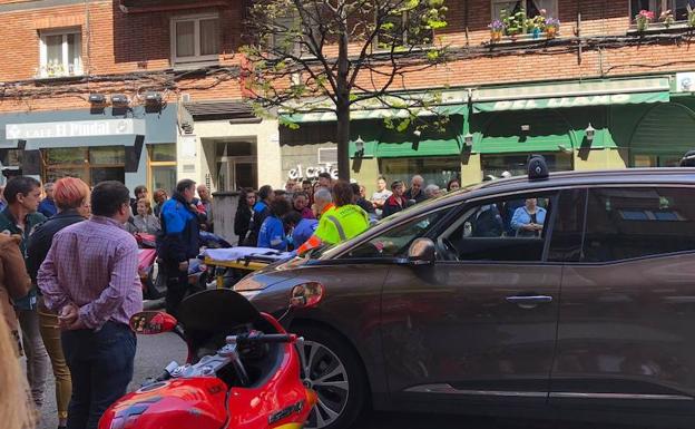 Herido un niño en Gijón al cruzar la calzada