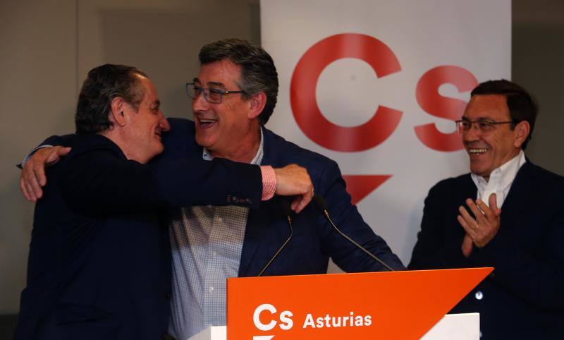 Ciudadanos celebra «un magnífico resultado en España y, grandísimo en Asturias»