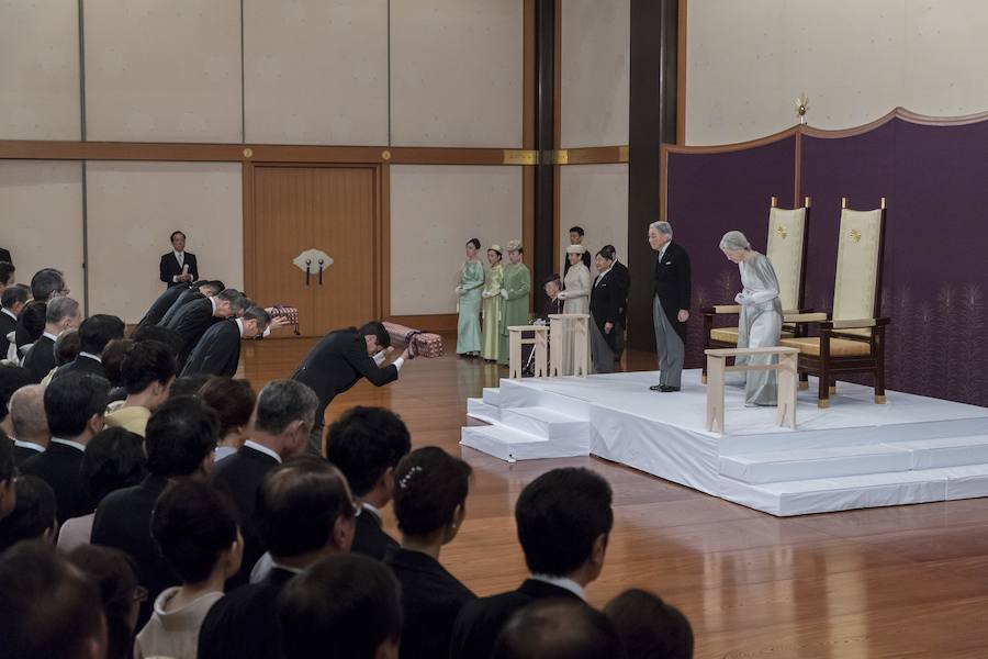 La abdicación del emperador de Japón Akihito en imágenes