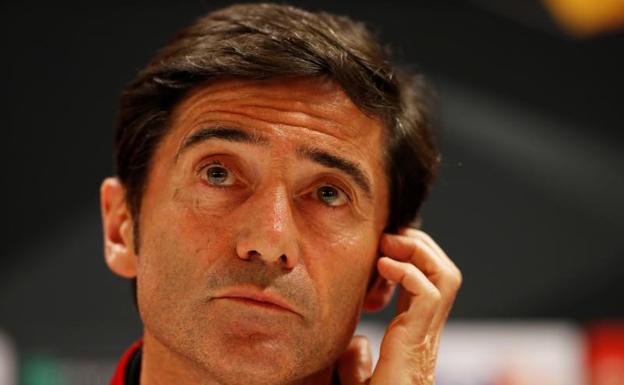 Marcelino: «La referencia que tenemos del Arsenal es que eliminó al Nápoles»