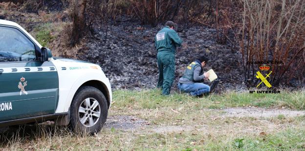Un detenido y cinco investigados por la última oleada de incendios forestales