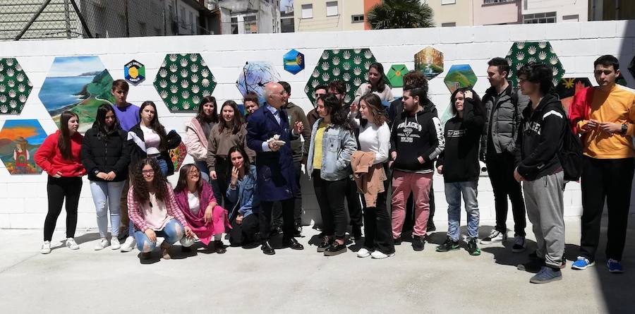 Juan Méjica, en el Foro Comunicación y Escuela de Vegadeo