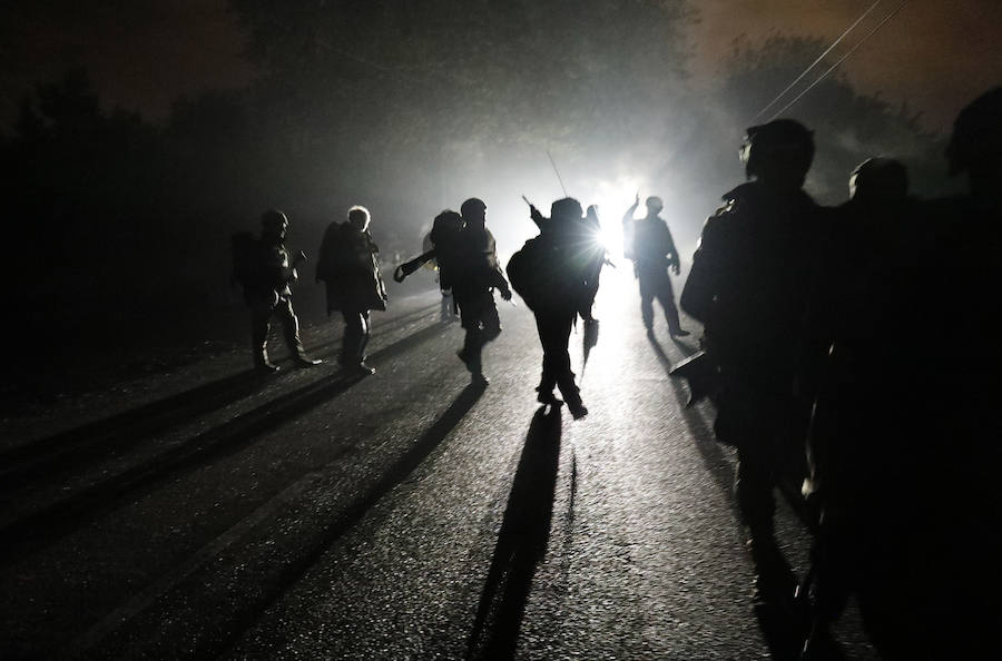 Simulacro de evacuación por un conflicto internacional