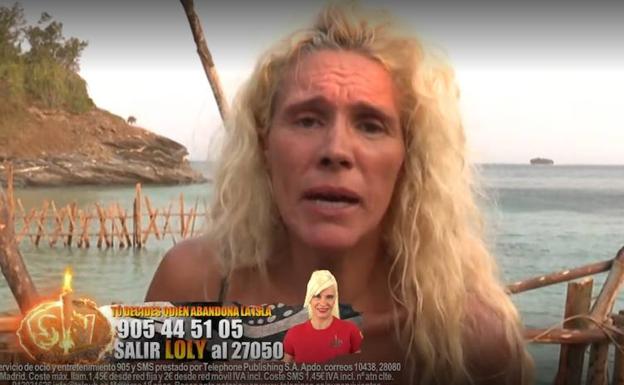 Loli Álvarez, la primera expulsada de 'Supervivientes'