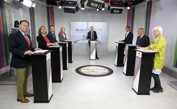 En directo: debate de los candidatos a la Alcaldía de Oviedo