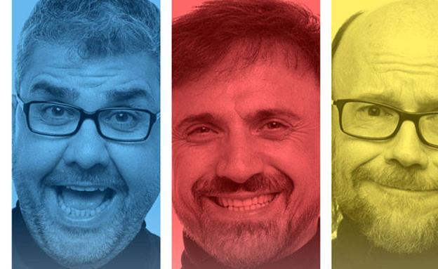 'Dos tontos y yo' con José Mota, Santiago Segura y Florentino Fernández en Gijón