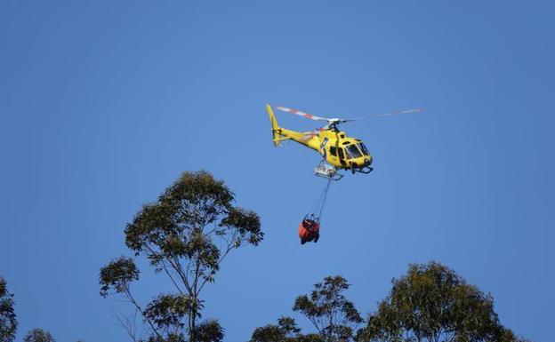 Extinguido el incendio de Alea que amenazaba al Sueve