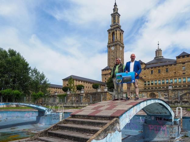 Pistas y piscina pública en la Laboral, con sala de musculación y 'crossfit'