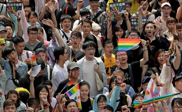 Taiwán Se Convierte En El Primer País De Asia En Abrirse Al Matrimonio Homosexual El Comercio