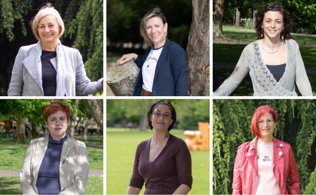 Así se definen las candidatas de Avilés a través de su firma