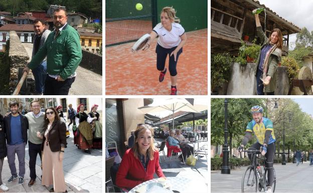 Familia, deporte, naturaleza y cultura, en la jornada de reflexión de los candidatos asturianos