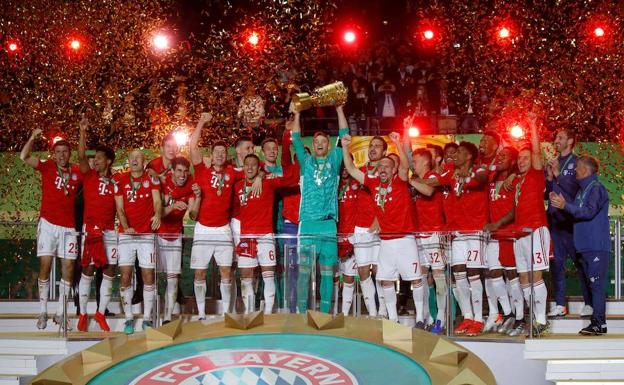 El Bayern termina la temporada con un doblete al conquistar la Copa