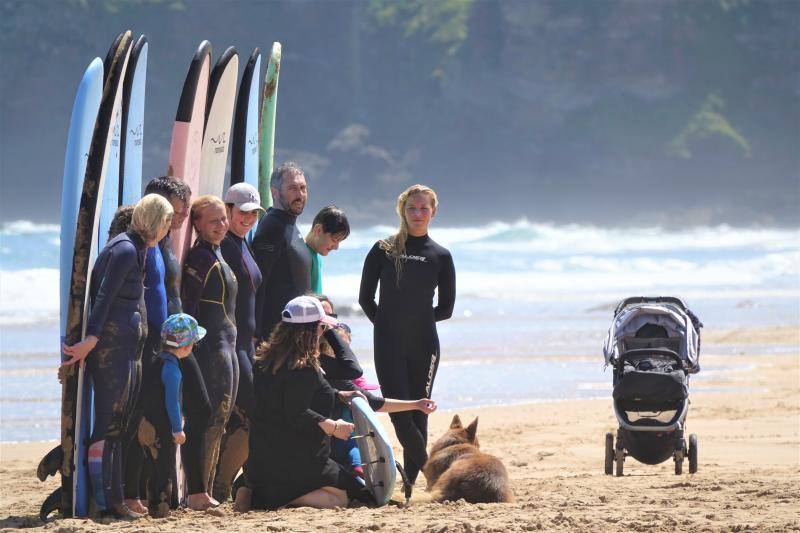 Asturias disfruta de un miércoles de sol y calor