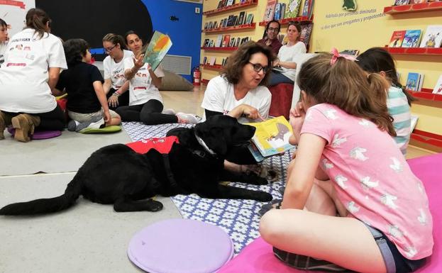 Perros para fomentar la lectura entre los niños