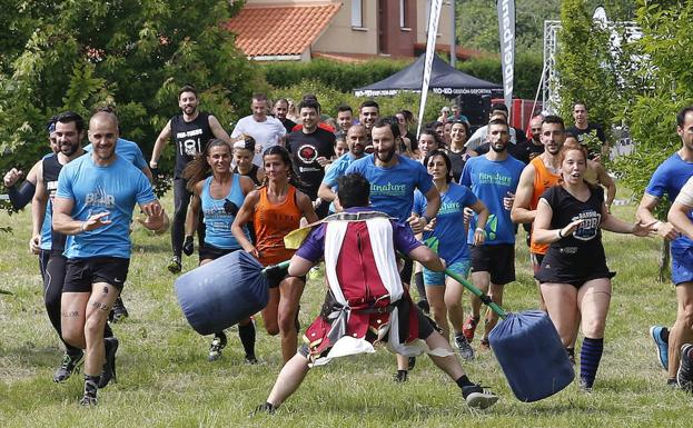 Competición de 'gladiadores' en La Fresneda