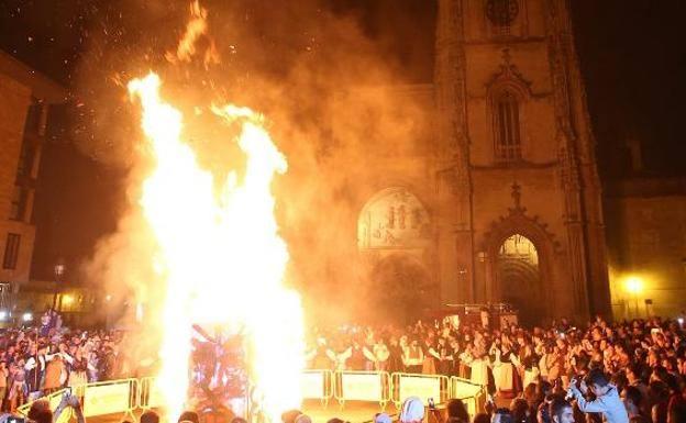 Así será la hoguera de San Juan en Oviedo