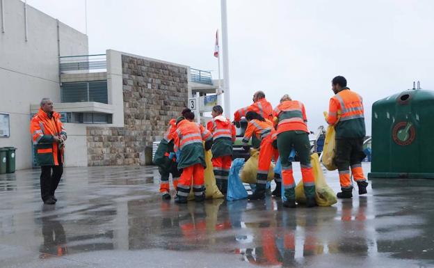Cinco toneladas de basura, tras San Juan