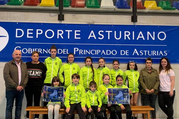 Panes acoge el Campeonato de Asturias de Patinaje Artístico