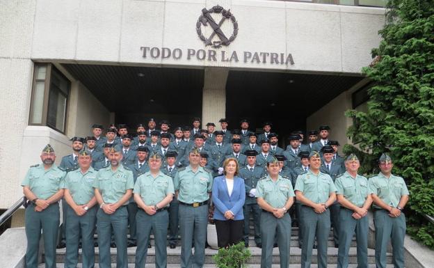 42 guardias civiles en prácticas reforzarán la seguridad de Asturias