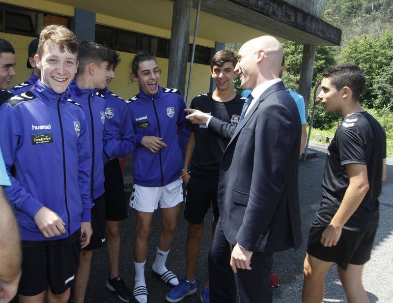 Rubiales, padrino del Torneo Internacional de Fútbol Sala de Luarca