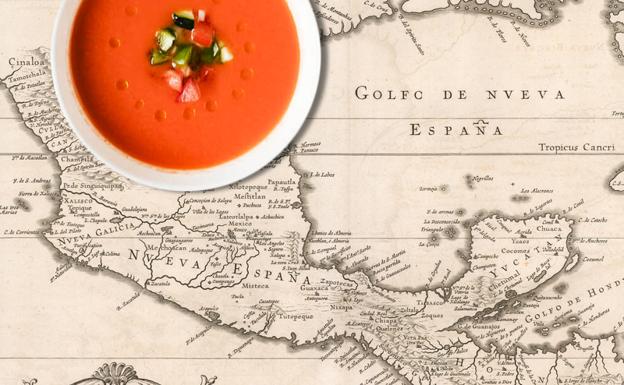 Gazpacho novohispano y barroco