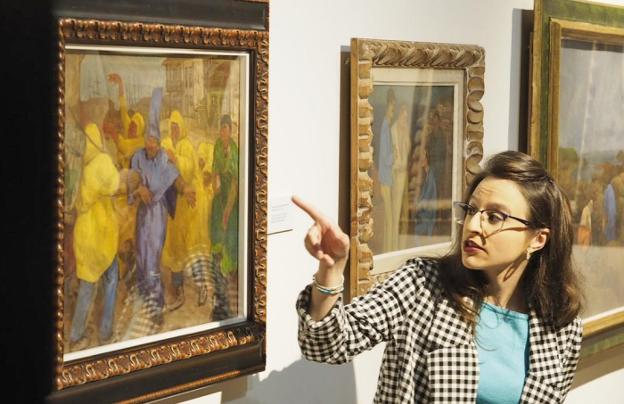 Evaristo Valle, cumpleaños con nuevo cuadro en el museo