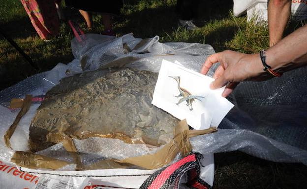 La pisada de dinosaurio más nítida del mundo, descubierta en Tazones