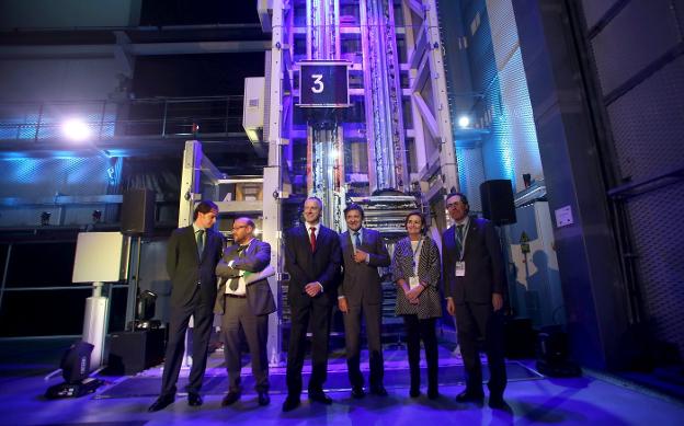 El ascensor Multi, de Thyssen, ideado en Gijón, estrella alemana en Dubái