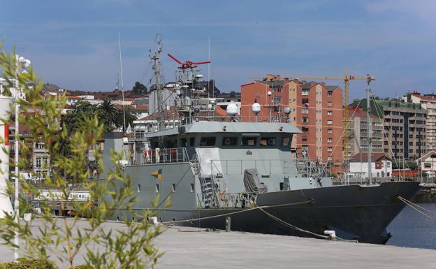 El patrullero 'Arnomendi' ya está en Avilés y podrá ser visitado mañana