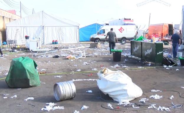 La Semana Negra deja 70 toneladas de basura