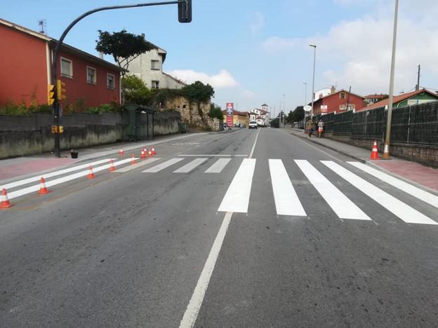 Un nuevo paso de peatones en El Pedrero