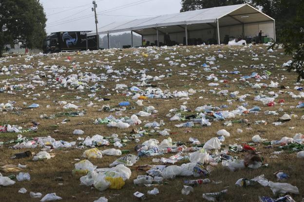 El Carmín, con menos agresiones pero con más basura