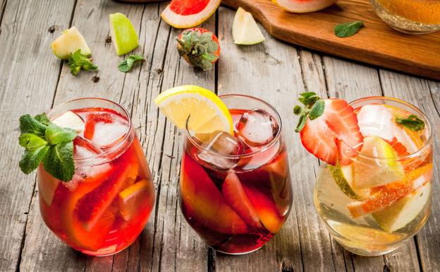 Cómo hacer sangría de vino y de sidra en casa