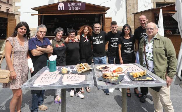 Las tapas se saborean ya en las plazas de Avilés