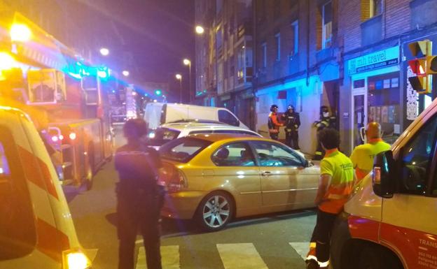 Incendio en una cocina en Gijón
