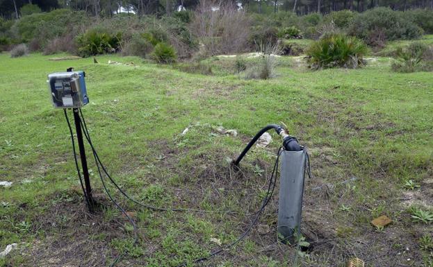 La Confederación del Guadalquivir sella 65 pozos ilegales en Doñana