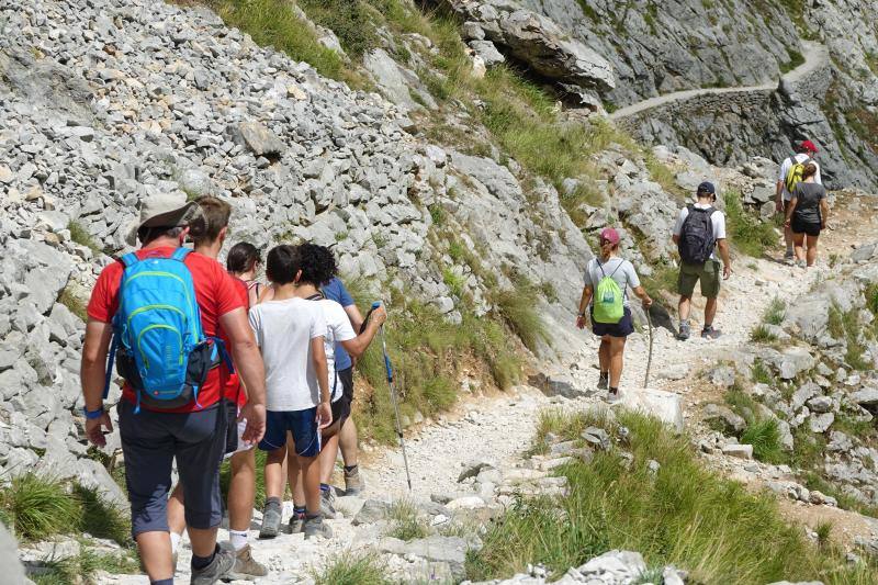 La ruta del Cares, una auténtica 'romería' en verano