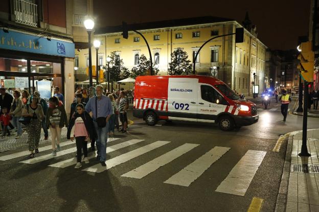 La ciudad, blindada en la noche más concurrida