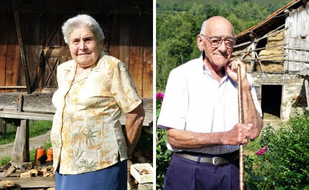 Dos pastores que llevan al Sueve en la sangre