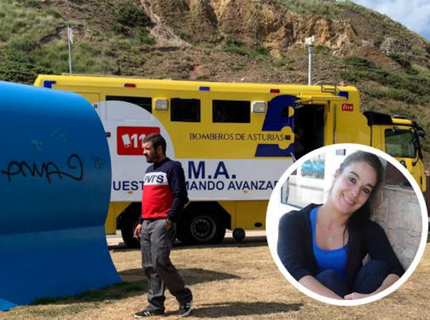 Finaliza el rastreo para encontrar a Dévora Salas, la luanquina que cayó al mar en Castrillón