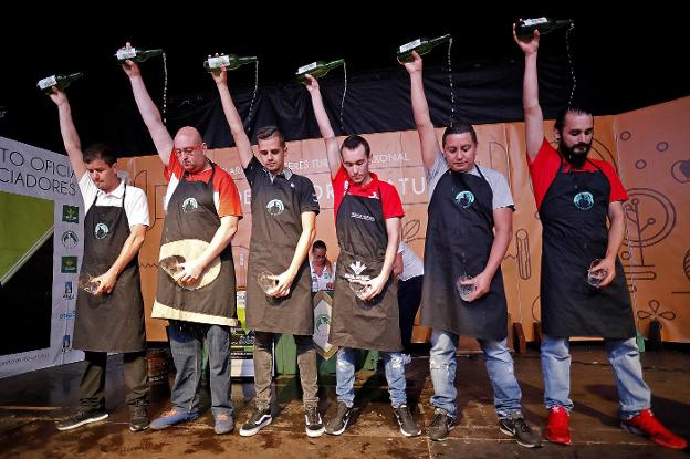Culinos contra el viento en Gijón
