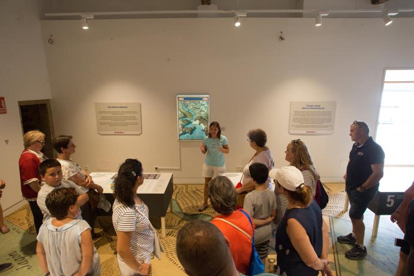 Primera visita al nuevo museo del puerto