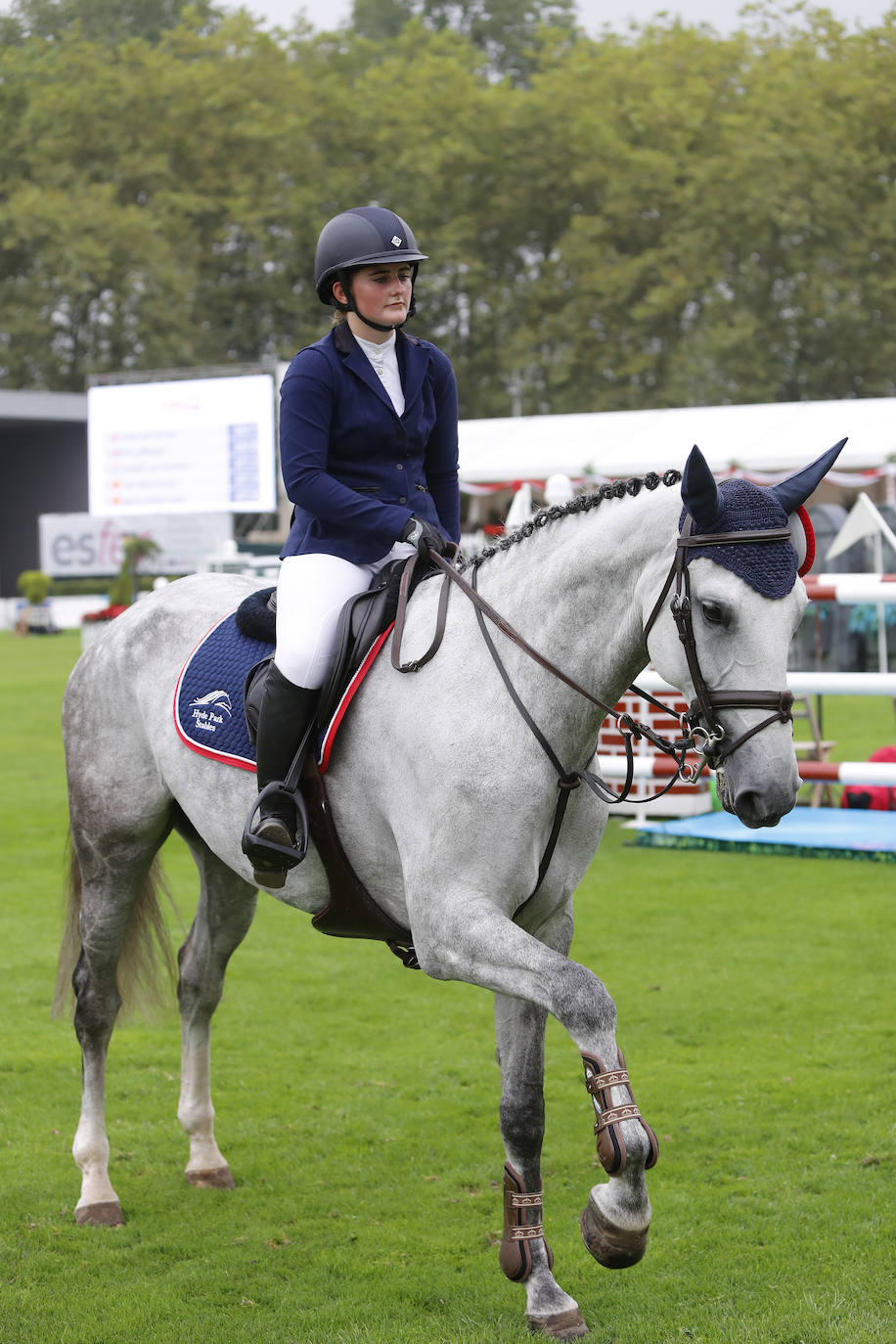 CSIO Gijón 2019 | La amazona británica Jodie Hall inaugura el palmarés de las pruebas de caballos jóvenes