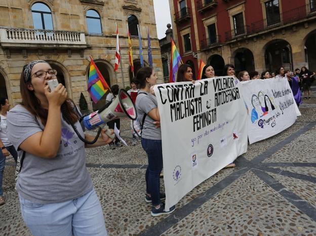 Concentración en la plaza Mayor contra las últimas agresiones sexuales