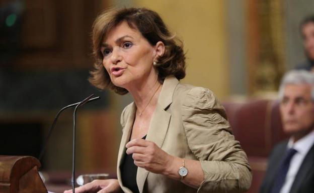 Carmen Calvo: «El Open Arms no pidió venir a puerto español en ningún momento»